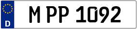 Truck License Plate